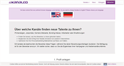 Desktop Screenshot of kanaleo.de