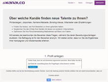 Tablet Screenshot of kanaleo.de